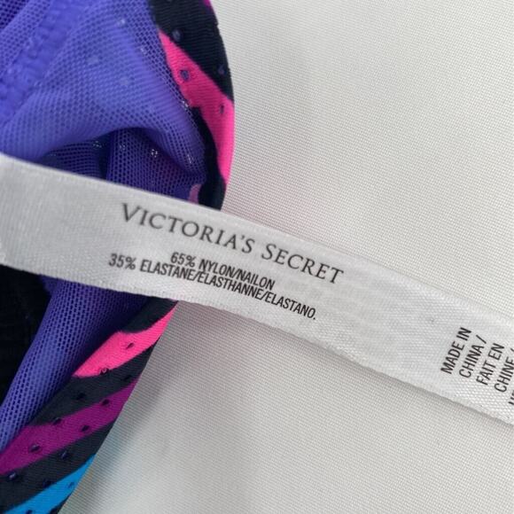 Victoria's Secret VSX Womens Sports Bra Multicolor Geometric Stretch 32A - Picture 5 of 8